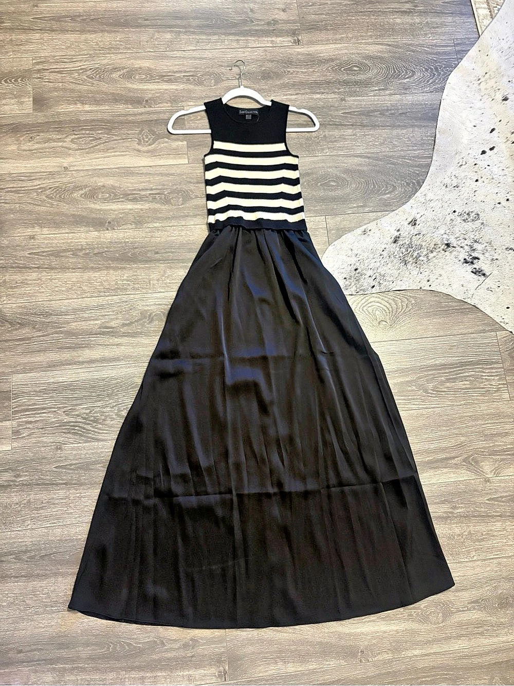 Zarr Collection Striped Maxi Dress